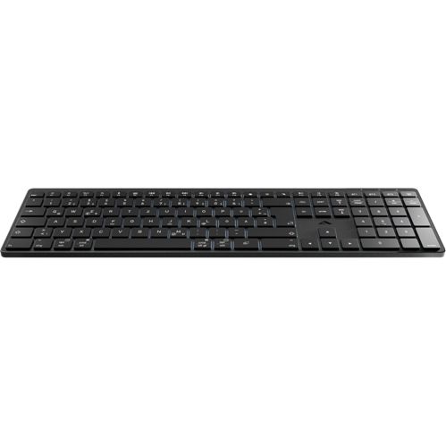 Alogic Hush Full Wireless Keyboard with Backlight DE Black