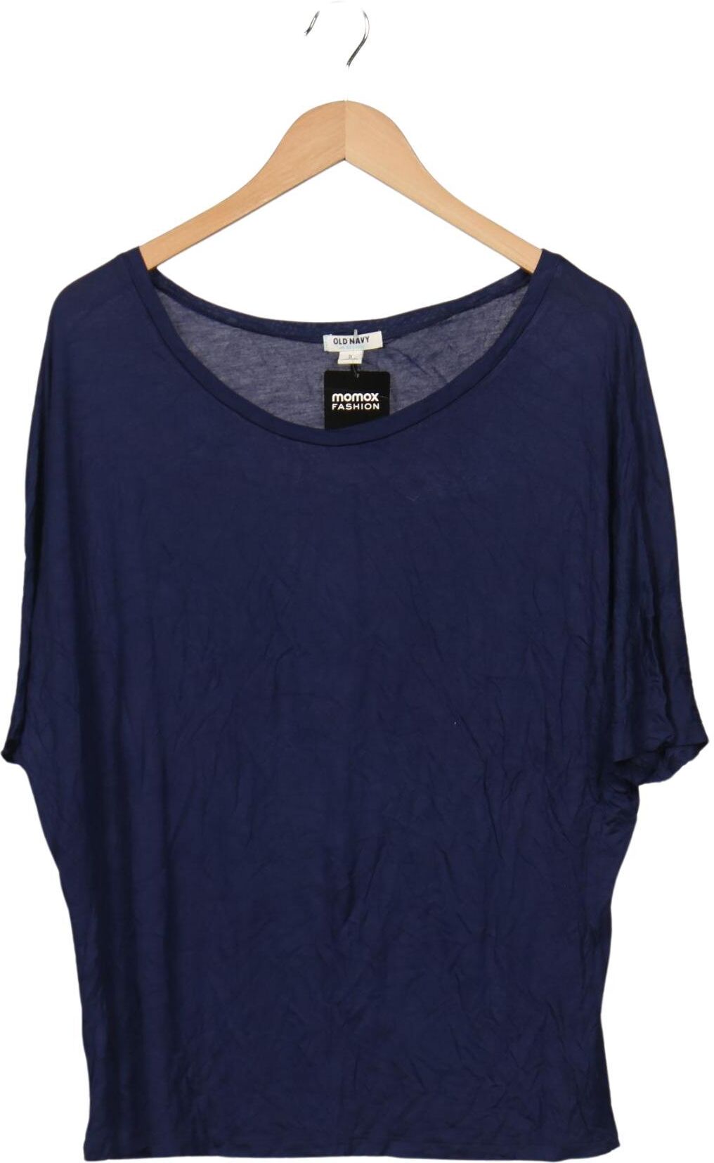 Old Navy Damen T-Shirt, Marineblau, Gr. XL, Viskose - Second Hand