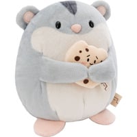 Hamster Shai mit Keks, Größe ca. 16 cm, Kuscheltier