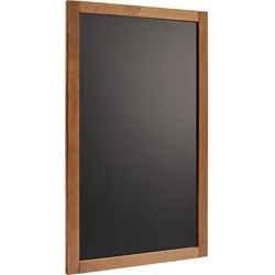 Wandtafel aus Holz, 47 x 79 cm, Kreidetafel, Kiefernholz, braun