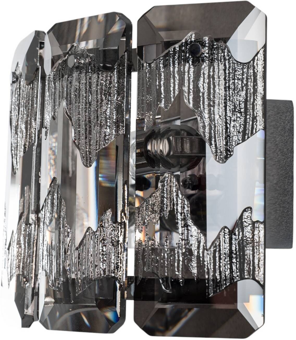 Wandlampe Orvin Lucea, dimmbar, chrom / silber, für Wohn- / Esszimmer, Metall, Wandleuchte, Wandlampe Innen
