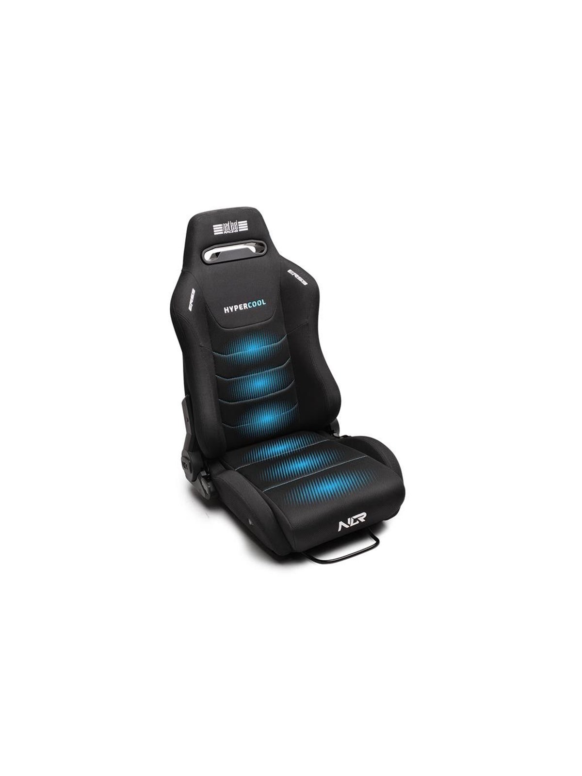 Next Level Racing ERS3 Hypercool Ventilated Sim Racing Seat (Fabric & Mesh) Gaming Stuhl Sitz - Schwarz - Bis zu 150 kg