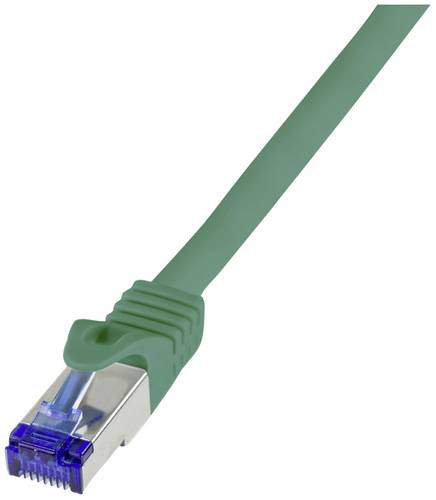 LogiLink C6A025S RJ45 CAT 6a S/FTP 0.50m Grün