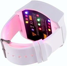 ilyeco High Tech Laser Therapy Watch For Elderly Blood Sugar Hypertnsion Support Laser Machine For Blood Vessel Blockage Relief white