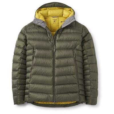 Rab - Electron Pro Hoody - Daunenjacke Gr S oliv