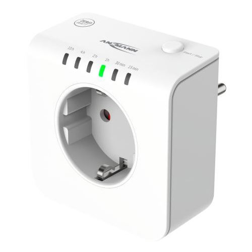 0.00m ANSMANN Timer Steckdose digital Weiß 1 (1260-0016)