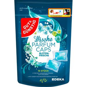 Gut&Günstig Wäscheparfüm Blütenfrische, Parfum Caps, wasserlöslich, lang anhaltend, 15 Stück