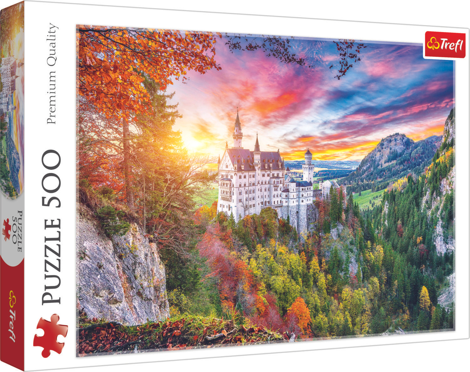 TREFL 37427 Puzzel Uitzicht op Neuschwanstein 500 stukjes