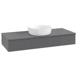 Villeroy & Boch Antao Waschtischunterschrank 1200x190x500mm K10110GK mit Struktur FK/AP: GK/0