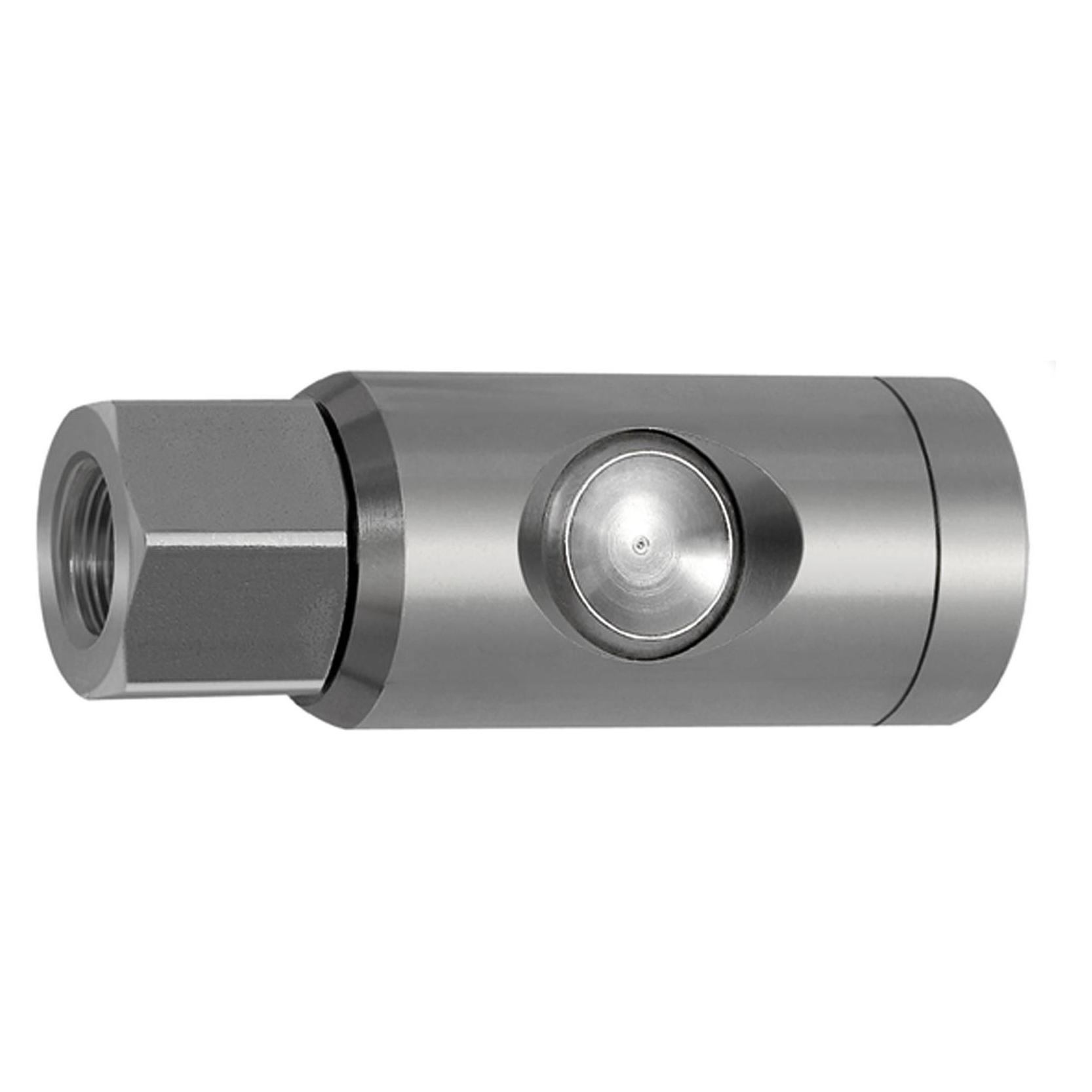 Riegler Druckknopf Sicherheitskupplung NW 7,4 drehbar Edelstahl G1/4 IG (244.21-DES)