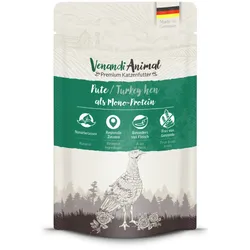 Venandi Animal Monoprotein 125g Katzennassfutter Sparpaket 24 x 125 Gramm Pute
