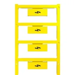 Hager KR02MA Blitz-Markierer für 16 mm2 Reihenklemmen – 4 Bögen à 8 Stück