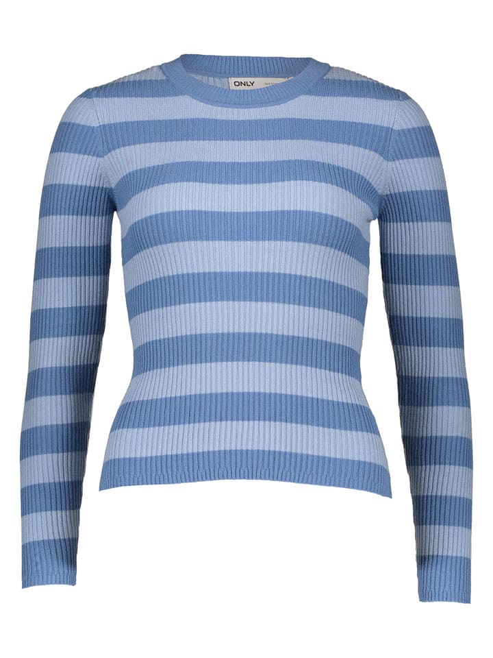 ONLY Pullover "Louisa" in Blau/ Hellblau - XS
