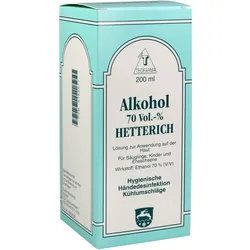 Alkohol 70 Vol % Hetterich 200 ML