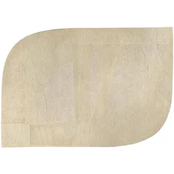 WECONhome Kurzflorteppich Dodo beige 70x140 cm