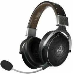 Lexip Black Flag Resynced Tatoo Wireless Headset (Kabelgebunden, Kabellos), Gaming Headset, Schwarz
