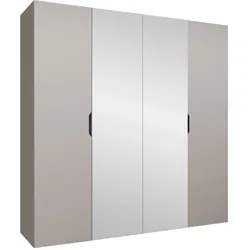 DREHTÜRENSCHRANK Malaga 200 mit Frontspiegel