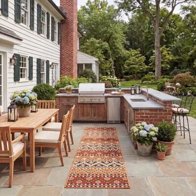 SAFAVIEH Veranda Rudy Indoor/ Outdoor Waterproof Patio Backyard Rug