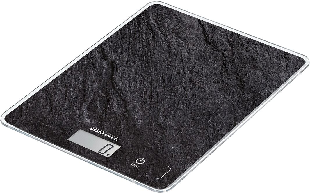 Soehnle Báscula de cocina digital Page Compact 300 Slate . Negro