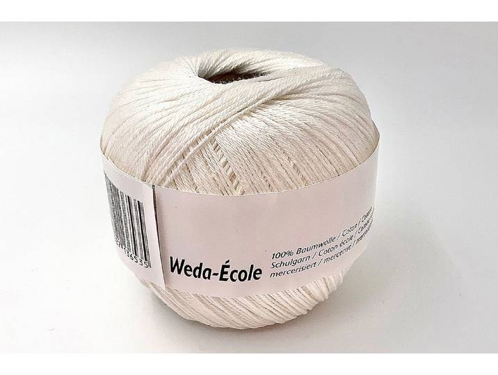 Sommer Weda Ecole Schulgarn 176 Ecru 50 g