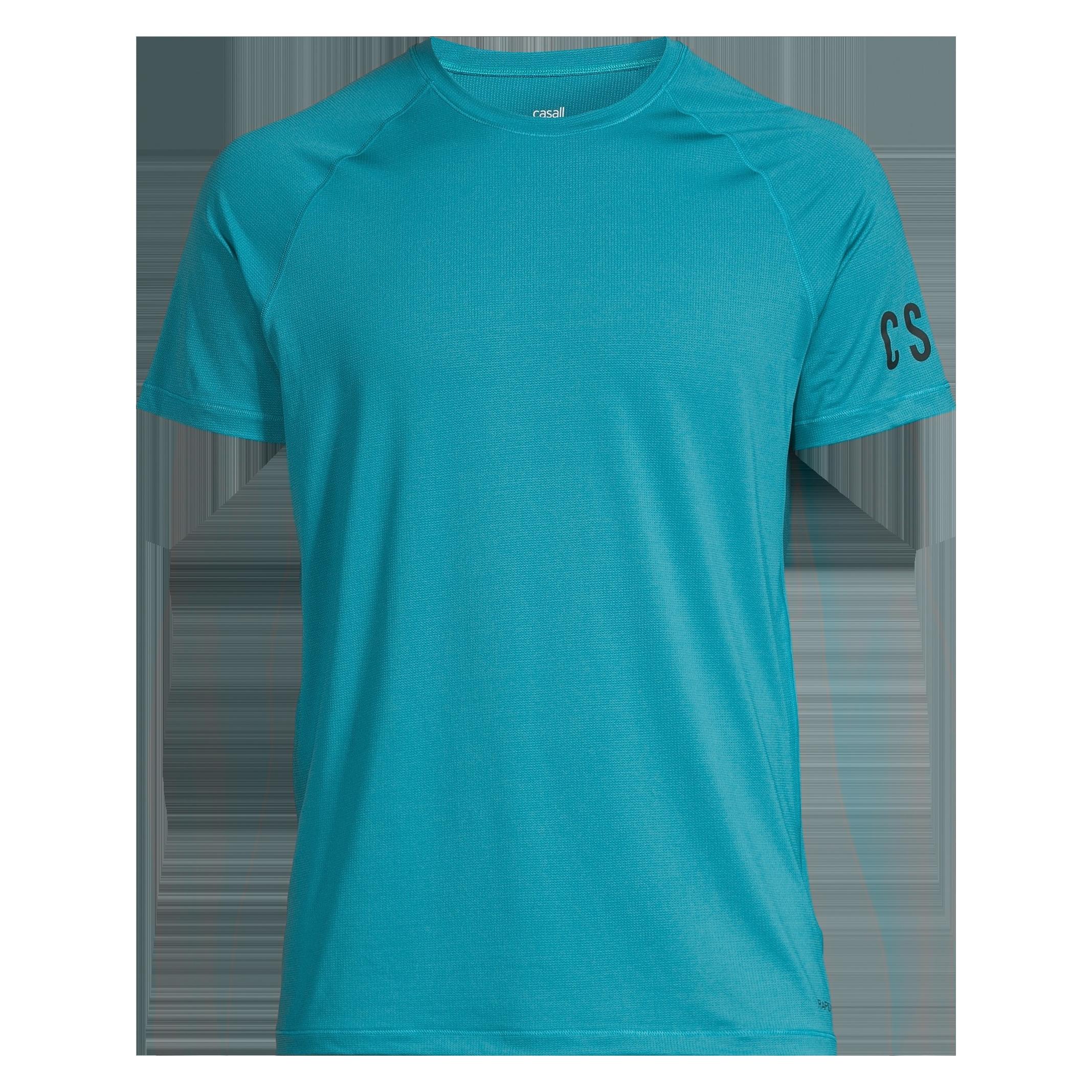 Casall Herren-Trainingsshirt M Rapidry Tee blau (M) (77280520)