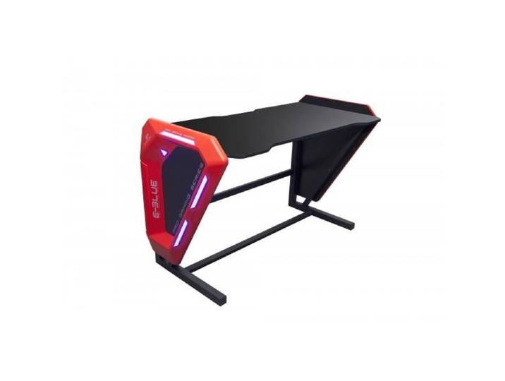 Bureau Gamer - E-BLUE - EGT002BKAA-IA - Rétro Éclairé - 1m25 - Ergonomique