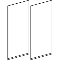 Geberit Set Türen für Option Plus Spiegelschrank, Breite 60 cm