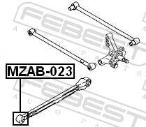 Febest Lagerung, Lenker Mzab-023 Vorne Für Mazda