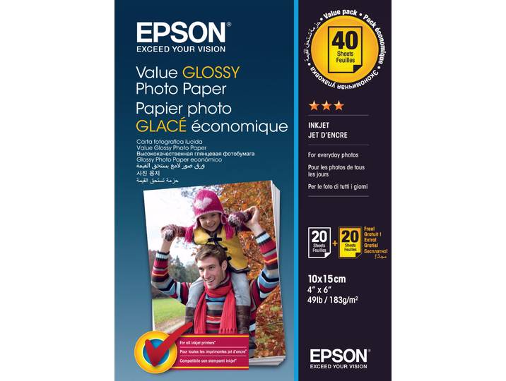 Epson Glossy Paper 10x15cm Photo Paper – Etiketten/Papier
