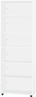 Schäfer Shop Select Regal LOGIN, 6 Ordnerhöhen, B 800 x T 420 x H 2240 mm, weiß