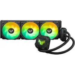 ASUS TUF Gaming LC II 360 ARGB All-in-One-Flüssig-CPU-Kühler (Aura Sync Beleuchtung, 3x TUF Gaming 120mm ARGB-Radiatorlüfter, schwarz)