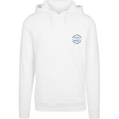 Kapuzenpullover MISTERTEE "MisterTee More Espressi Hoody", Herren, Gr. M, weiß, 65% Baumwolle, 35% Polyester, mehrfarbig, normal, ohne Ausschnitt, Pullover Kapuzenpullover