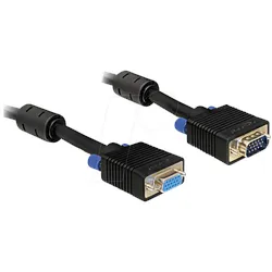 DELOCK 82566 - VGA Monitor Kabel 15-pol VGA Verlängerung, 5 m