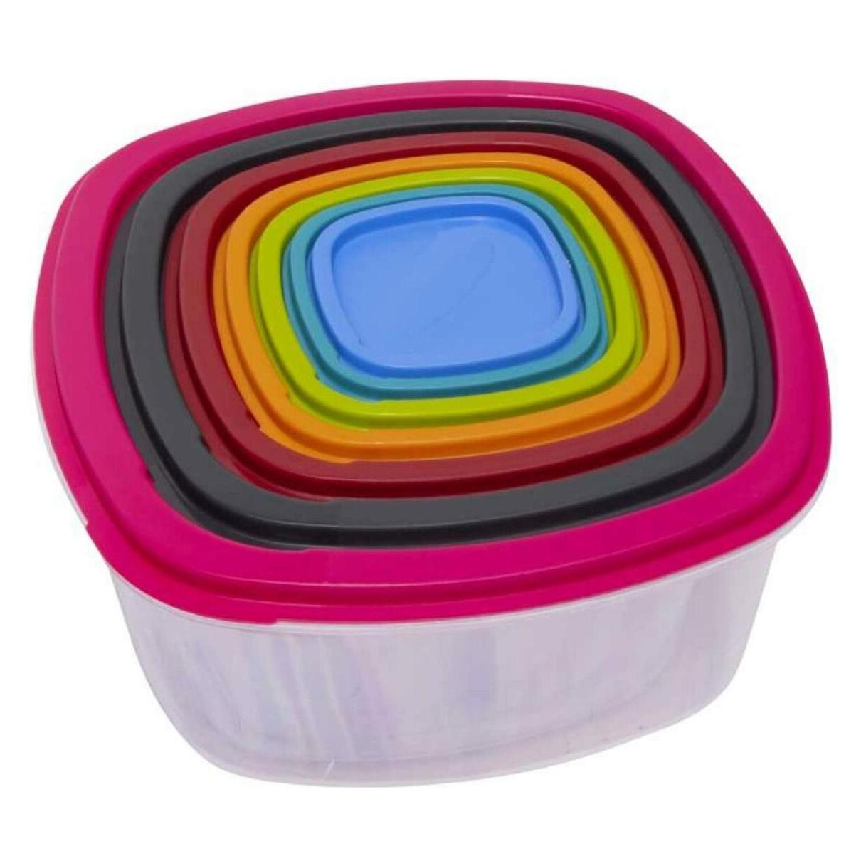 Excellent Houseware Stapelbares luftdichtes Küchenbehälterset 911000160 7 Stück (49399338)