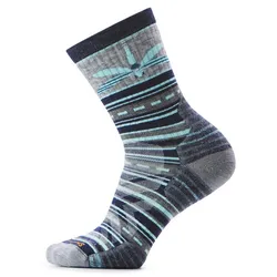 Smartwool Damen Targeted Cushion Mid Crew Dragon Stitch Wandersocken - 42-45 - deep navy