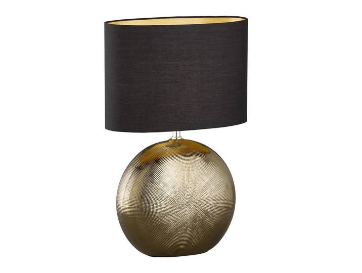 Fischer & Honsel Tischleuchte, Schwarz, Goldfarben, Kunststoff, 17x53x34 cm, Lampen & Leuchten, Innenbeleuchtung, Tischlampen, Tischlampen