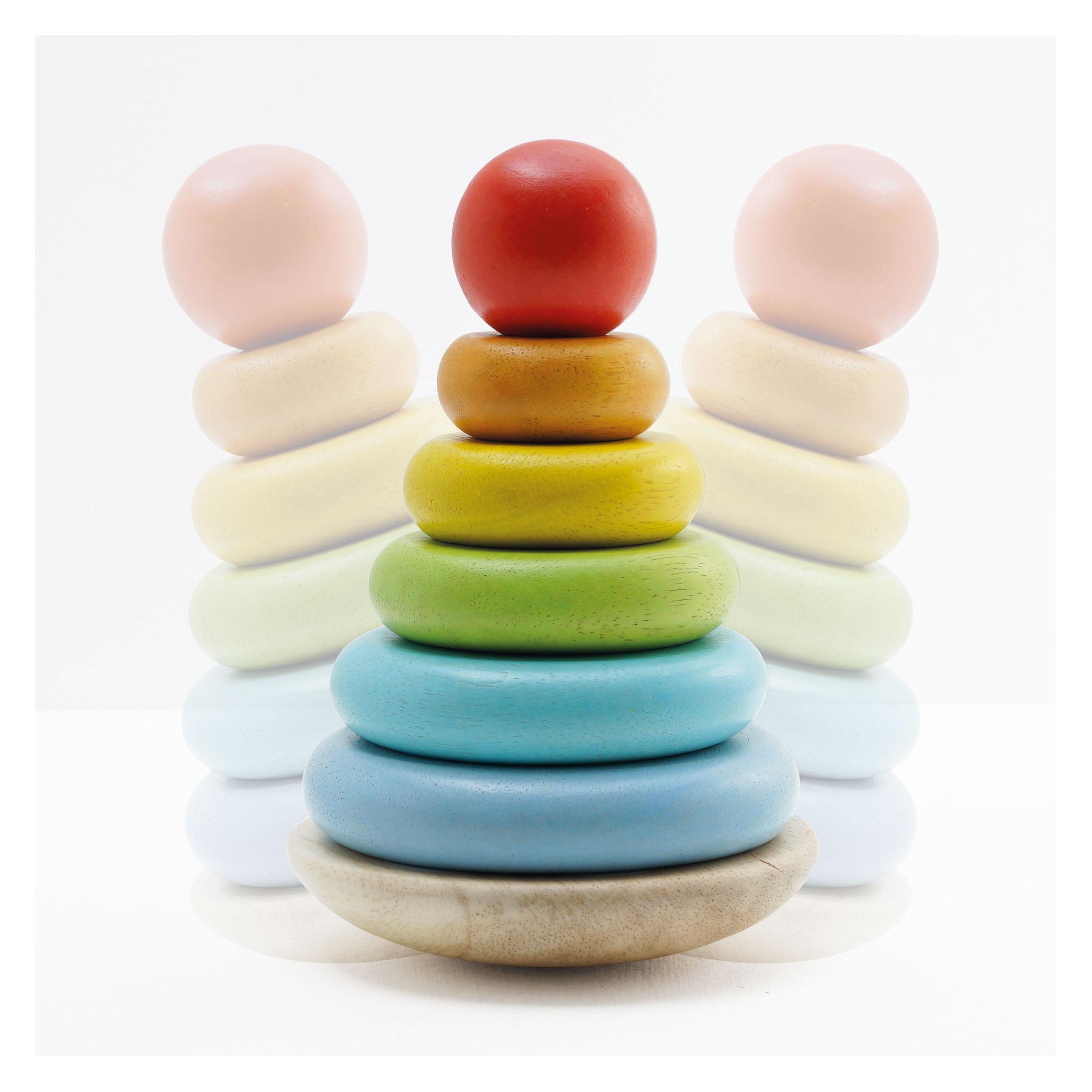 Le Toy Van Regenbogen Steckturm (PL011)