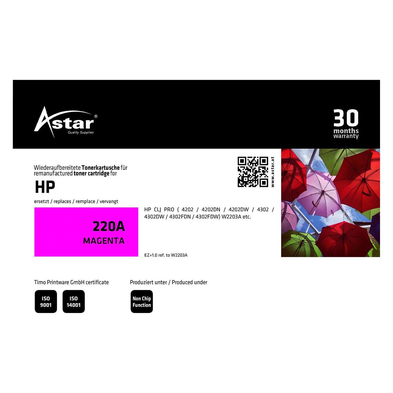 Astar AS20383 HP 220A CLJ Cartridge (AS20383)