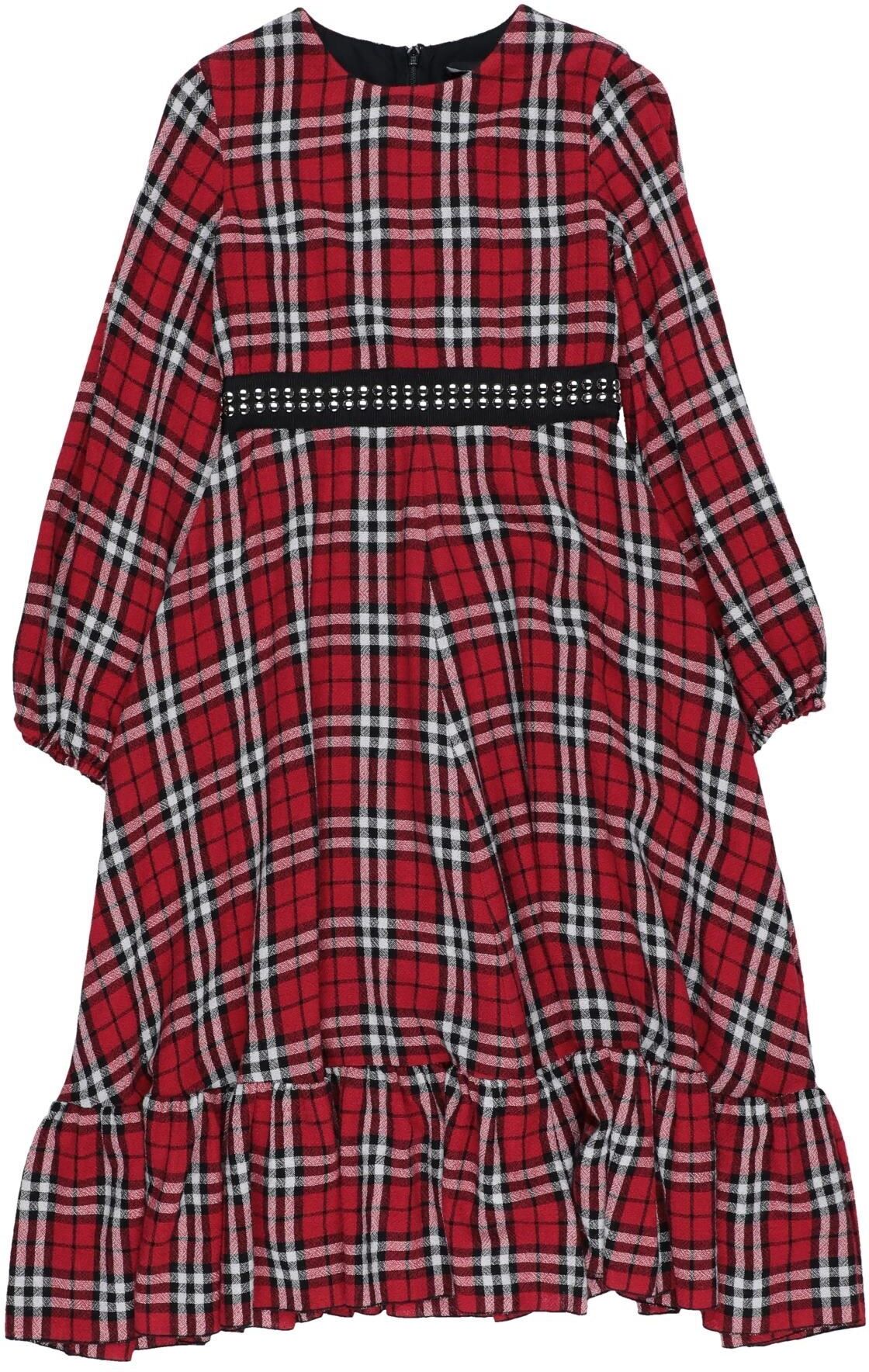Monnalisa Vestido para niña Chica Rojo 5,6 Chica