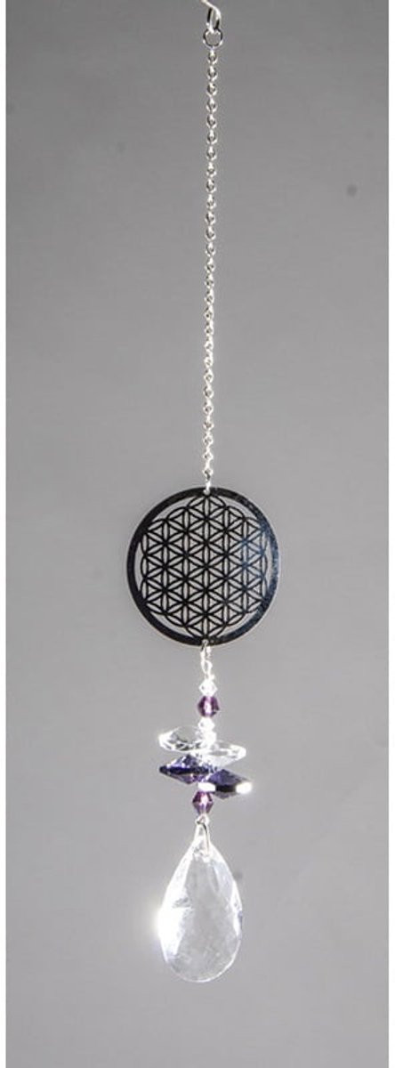 Berk Raamhanger Suncatcher Levensbloem voor volwassenen
