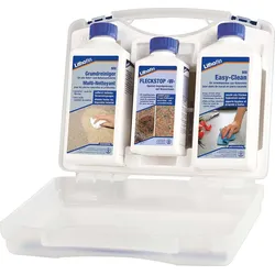 LITHOFIN Pflegeset 1 für alle Arbeitsplatten aus Naturstein (3-teilig: MN Grundreiniger, Fleckstop >W< & MN Easy-Clean), 1 Set