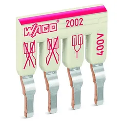 WAGO Schachtelbrücke 2002-474 4fach lichtgrau