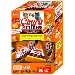 INABA CAT FUN BITES Huhn – Weiche Häppchen für Katzen 8x12g (96g)