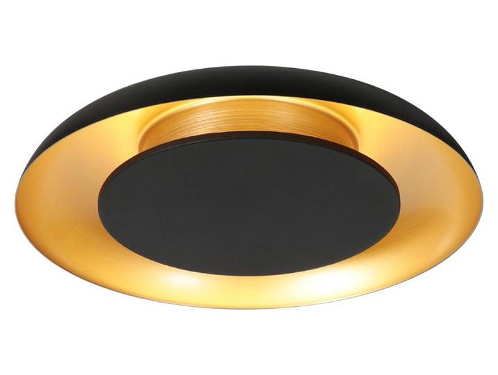 Deckenleuchte - schwarz - Golden Veil - kunststoff metall - Ø 40cm - LED - 4331ZW - Steinhauer
