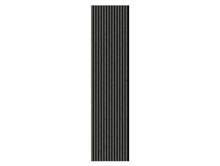 Akustikpaneel Beton Dunkel 3-seitig foliert, Grau, 57.25x267x1.9 cm, Montage ohne Bohren, Tapeten & Wandverkleidungen, Akustikpaneele