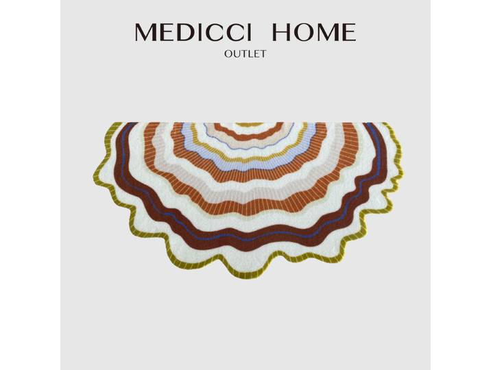 Medicci maison américain rétro tapis irrégulier Style Rural arc-en-ciel salon Teapoy tapis Coatroom Dressing miroir avant tapis 60x90