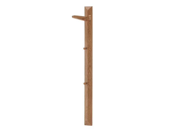 Porte-manteau mural - 27 cm 27 x 120 x 20cm Marron/Chêne