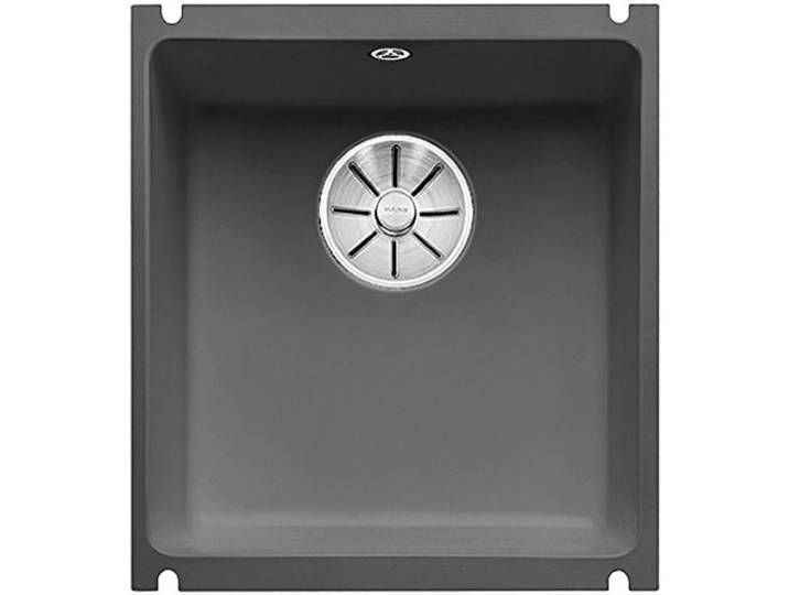 BLANCO SUBLINE 375-U Keramik basalt Einbauart: Unterbau [41,4x45,6x20 cm] für 45 cm breite Unterschränke Großes Beckenvolumen für optimale Nutzung