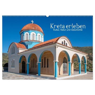 Kreta erleben – Kultur, Natur und Geschichte (Wandkalender 2027 DIN A2 quer), CALVENDO Monatskalender