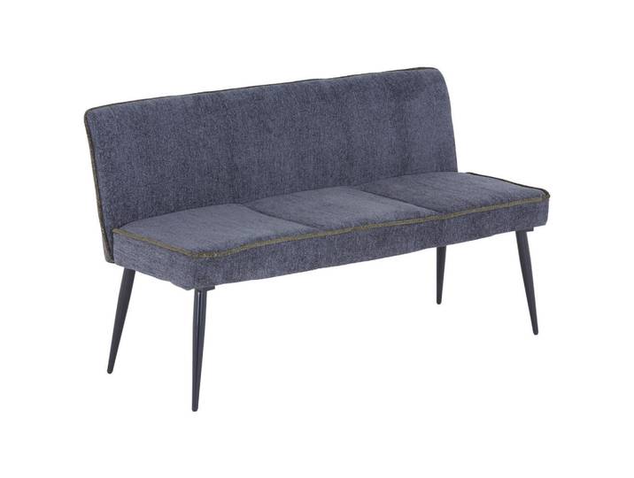 Livetastic Sitzbank, Grün, Hellgrau, Metall, Textil, 140x83x62 cm, Esszimmer, Bank, Sitzbänke